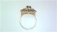 Ringe Sommer Dame Anello Con Pietra in Gelbgold Granato STILE GRANATI OV 500 - STILE GRANATI OV 500